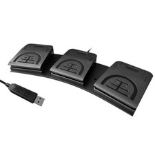 3 Triple ABS Foot control Pedals USB Switch for Game; Education;computer etc. picture