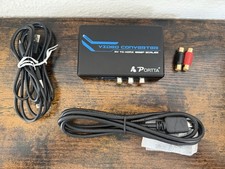 Portta Video Converter AV to HDMI 1080p Scaler with USB & HDMI Cables picture