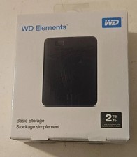 WD 2TB Elements Portable Hard Drive USB 3.0 Model WDBU6Y0020BBK-WESN Black picture