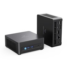 MINISFORUM UM760 Slim Mini PC AMD Ryzen 5 7640HS 6C/12T Desktop Black picture