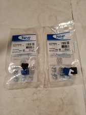 Lot Of 2 ICC ICC-IC1078GABL/Module CAT6A-HD, Blue Connector picture