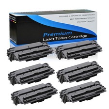 6PK Black Q7516A Black Toner Cartridge for HP 16A LaserJet 5200 5200dtn 5200tn picture
