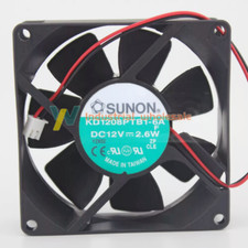 1PC new KD1208PTB1-6A SUNON Cooling Fan DC12V 2.6W 80x80x25mm 2pin Daul ball picture