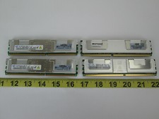 Lot of 4 Samsung Memory RAM 512MB 1Rx8 PC2-5300F-555-11-A0 M395T6553CZ4-CE60 picture