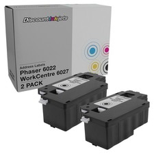 DI Ink Cartridges for Xerox Phaser 6022 & Work Centre 6027 HY (2pk-Black) picture
