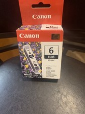 Canon BCI-6BK Black Ink Cartridge 4705A003 Genuine Canon SEALED Canon Ink picture