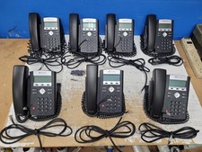 Lot Of 7 Polycom IP 335 Telephones w/ Stand, No Power Cord 2201-12375-001 picture