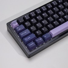Korea First Love Keycaps Cherry Profile Purple Black Dye Sub PBT Keycap Set  picture