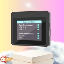 NEW USB Cable Tester 2.4in Screen PD3.0 3.1 Type C Micro B Mini B picture