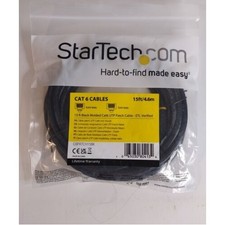 Startech C6ASPAT35AQ 35FT AQUA CAT6A ETHERNET CABLE SNAGLESS RJ45 UTP PATCH CABL picture