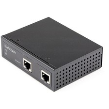 StarTech Industrial Gigabit Ethernet 30W 802.3at PoE+ PoE Injector POEINJ30W picture