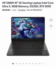 HP OMEN 16 Slim Gaming Laptop 16-an0051cl Open Box New picture