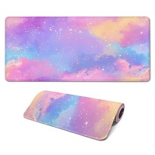 Gaming Mouse Pad, Large 31.5 x 11.8 inches Mousepad, Long Keyboard Pad, Cute ... picture