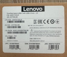 Lenovo ThinkPad Hybrid USB-C with USB-A Dock US (40AF0135US) picture