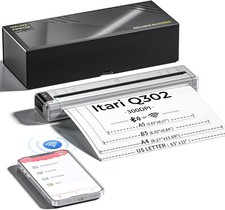 Itari Q302 Portable Thermal Printer 300DPI Wireless Inkless Supports US picture