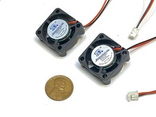 2 Pieces 5v fan 2510 small 2 pin computer GDStime 25mm x 10mm mini picture