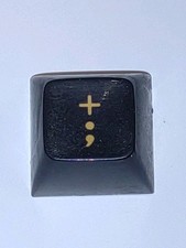 TRS-80 Model III Keyboard Replacement Key Cap (PLUS/SEMI COLON) VTG Original  picture