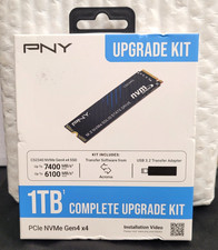 PNY CS2340 1TB M.2 2280 NVMe PCIe Gen4x4 SSD 7400/6100MB/s Kit  ~ NEW/SEALED picture