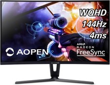 AOPEN by Acer 32HC1QUR Pbidpx 31.5-inch 1800R Curved WQHD Gaming Monitor picture