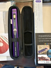 VuPoint Magic Wand Handheld Scanner Purple Portable ST415PU + Case picture