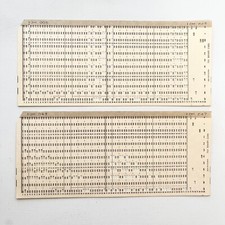 IBM Punch Cards Vintage Data Entry 893099 704 Mainframe Computer System 1950s picture