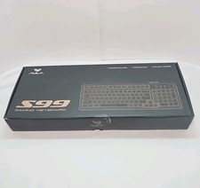 AULA S99 Tri-Mode Gaming Keyboard Tri-Mode Illuminated White/Gray picture