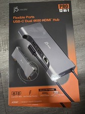 New j5create USB-C Dual 4K60 HDMI Mini Dock JCD367 picture