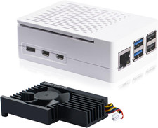 ABS Case with Armor Lite V5 Active Cooler for Raspberry Pi 5, Pi 5 Case picture
