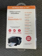 Office Depot OfficeMax Printer Essentials Kit New In Box Office Max picture