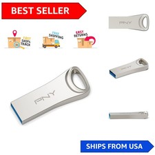 128GB USB 3.2 Flash Drive - Fast 220MB/s with Elegant Metal Finish picture