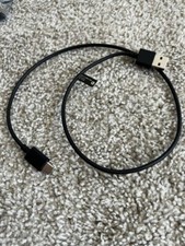 *LOT of 25* NEW HP USB-A Male to USB-C Male Cable-2 feet long (black color) picture