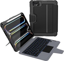 Nillkin iPad Pro 11-inch Black Portrait Case with Detachable Rugged Keyboard picture