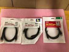 1 lot of 3 QVS CC2209C-06 6FT Connects Hub, Printer or scanner to your computer picture