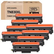 2-8PK TN830 XL Toner Compatible for Brother DCP-L2640DW HL-L2460DW MFC-L2820DW picture
