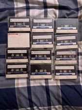 Lot of 12 Commodore Program Cassette Tapes w/ Handwritten Labels picture