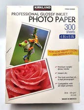 Kirkland Signature 4 x 6 Professional 69 Lb Glossy Inkjet Photo Paper 300 503636 picture