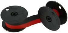 (6) UNIVERSAL TWIN SPOOL CALCULATOR BLACK & RED RIBBONS ~FREE SHIPPING~ picture