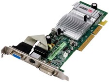 GRAPHICS CARD SAPPHIRE ATI RADEON 9550 SE 128MB 11032-01 AGP picture
