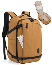 BAGSMART Travel Backpack for Women, 15.6 Inch Inch, Brownstone Yellow picture