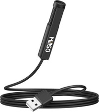USB PC Microphone Plug & Play Omnidirectional External Lavalier Mini USB Micr... picture