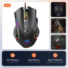 Redragon M602 RGB Gaming Mouse Wired 7200 DPI 9 Programmable Buttons Ergonomic picture