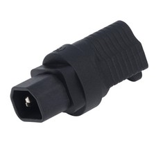 2pcs IEC320 C14 To NEMA 5 15R Power Adapter C14 Male To 5 15R US 3 Pin Fema OTNN picture
