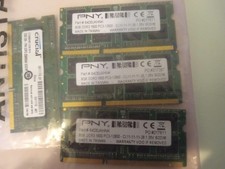 3x PNY 8GB DDR3 PC3-12800 1600MHz Laptop RAM 64D0JKHNK + Crucial 2GB 204PIN DDR3 picture
