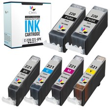 CMYi 6PK PGI-220 and CLI-221 Ink Cartridges for Canon PIXMA MP640R MP980 MP990 picture