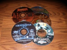 Witchaven II, Sacrifice, Majesty, Frankenstein, Disciple Sacred Lands PC Games picture