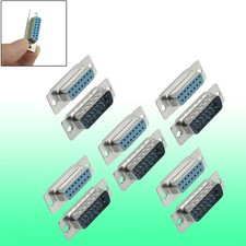 Household DB15 15 Pin Female to Male Solder Type Adapter Connectors 5 Pair picture