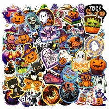 Halloween Stickers 100PCS Party Favors Bulk, Horror Sticker Gifts Festive picture