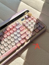 Card Captor KINOMOTO SAKURA KeyCaps Anime PBT 142 Keys For Cherry MX Keyboard picture
