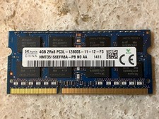 Gently Used Hynix 4GB PC3L-12800S-11-12-F3 Notebook Ram DIMM picture