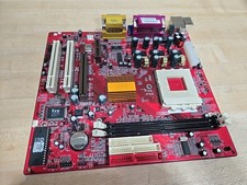Vintage PC-Chips M810L REV 7.1 A Socket 462 Motherboard w/ IO Plate AMD UNTESTED picture